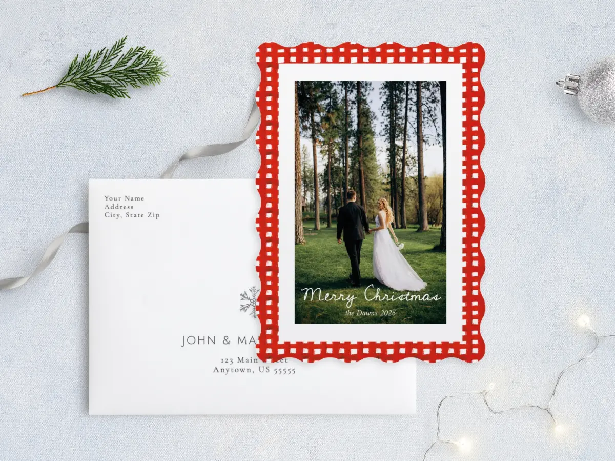 Front with Envelope Design