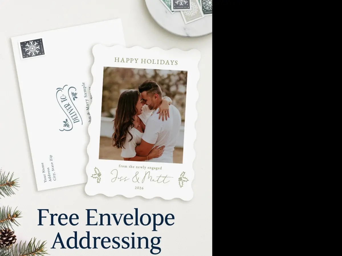 Wavy Christmas Cards