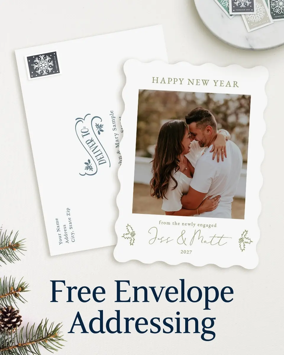 Wavy Christmas Cards