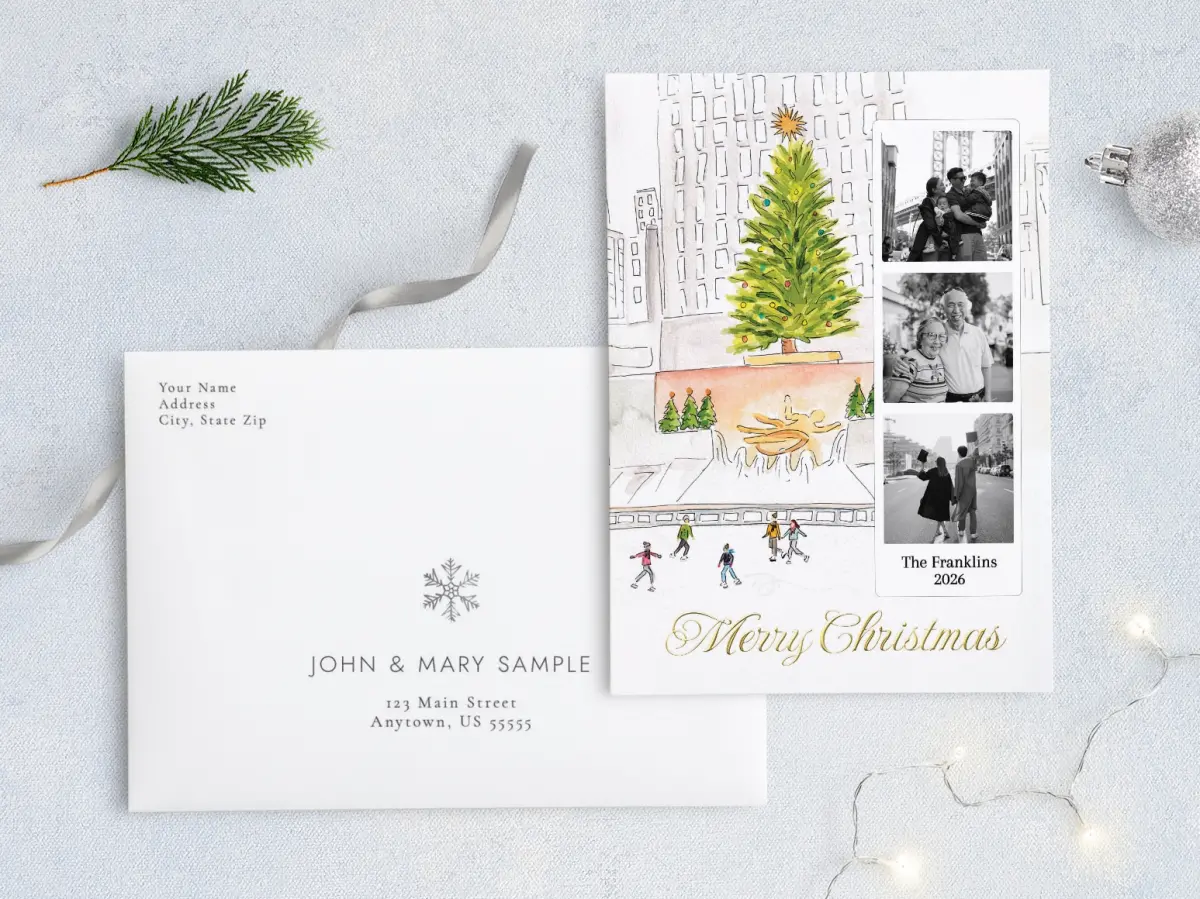 Front with Envelope Design