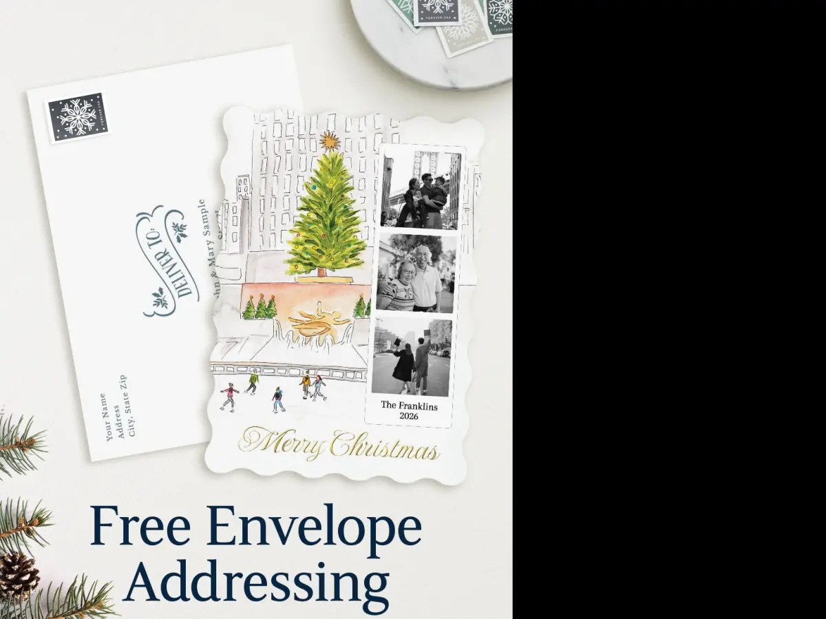 Wavy Christmas Cards