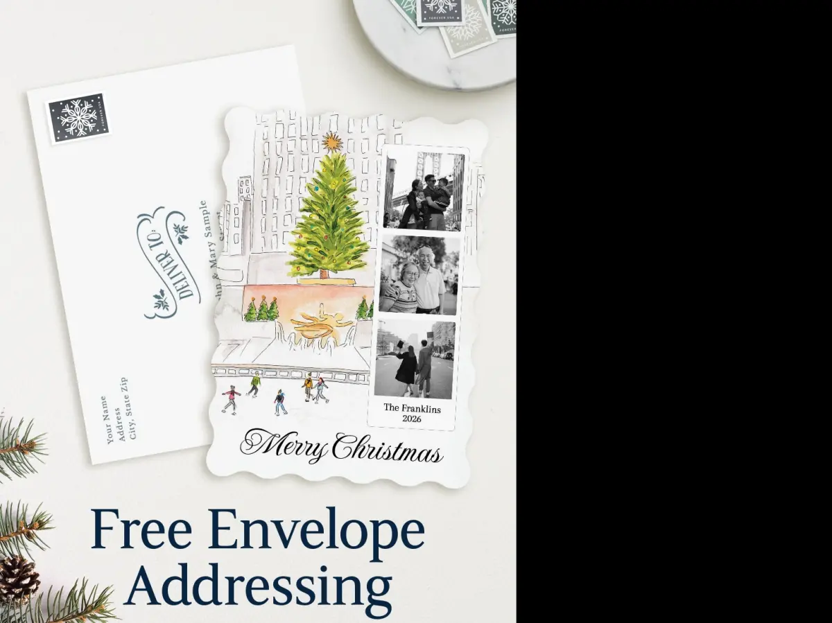 Wavy Christmas Cards