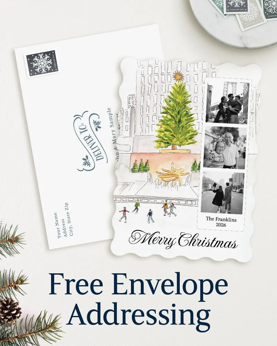 Wavy Christmas Cards