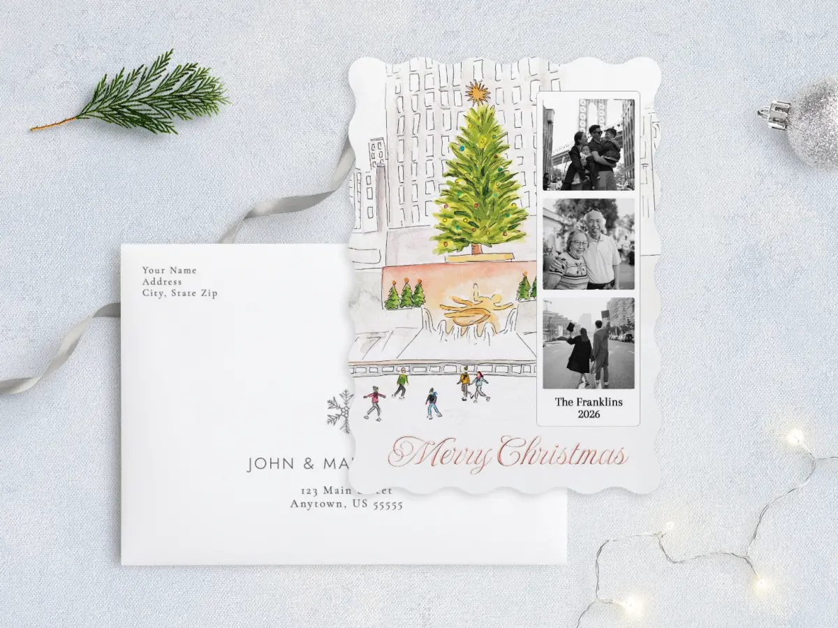 Front with Envelope Design