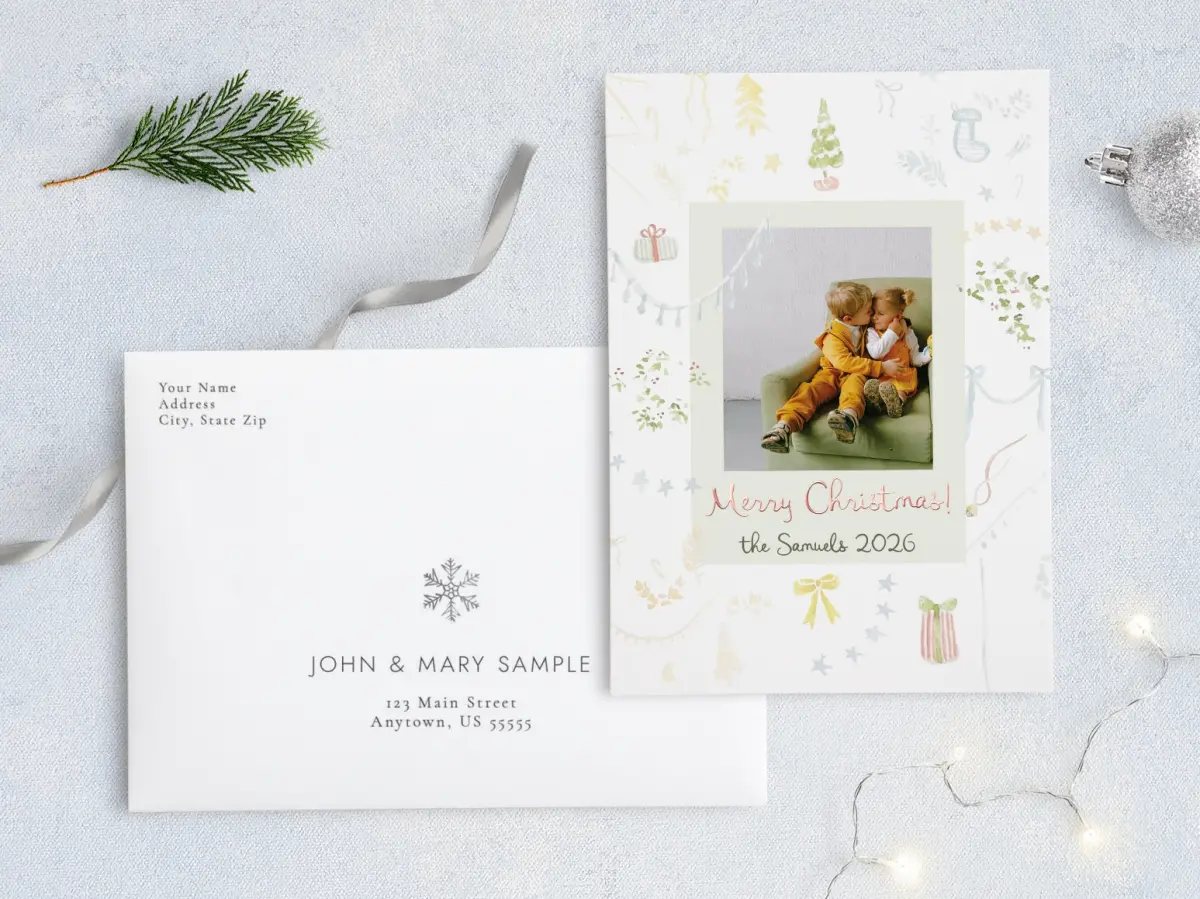 Front with Envelope Design
