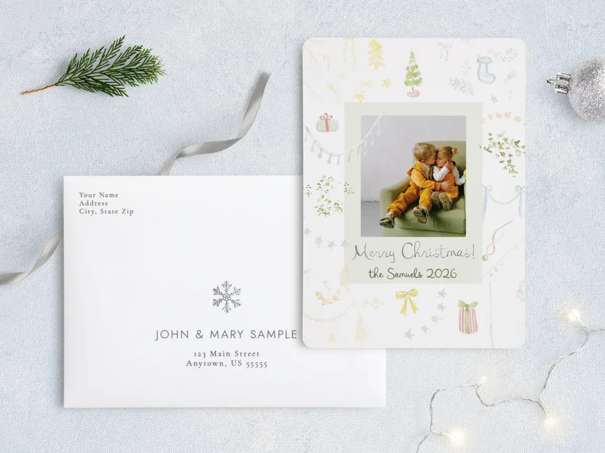 Front with Envelope Design