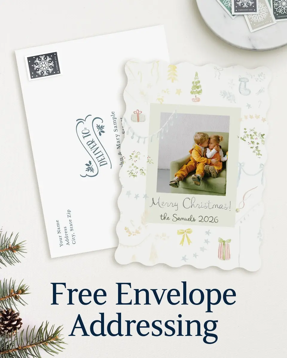 Wavy Christmas Cards