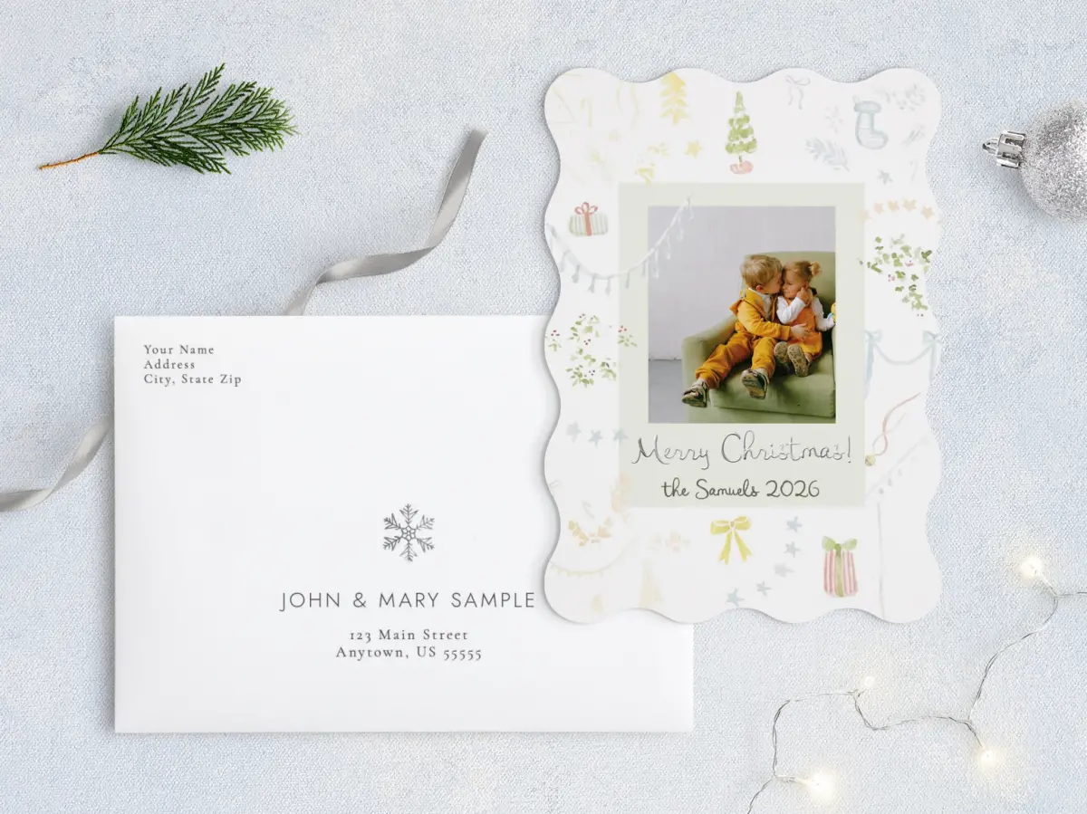 Front with Envelope Design