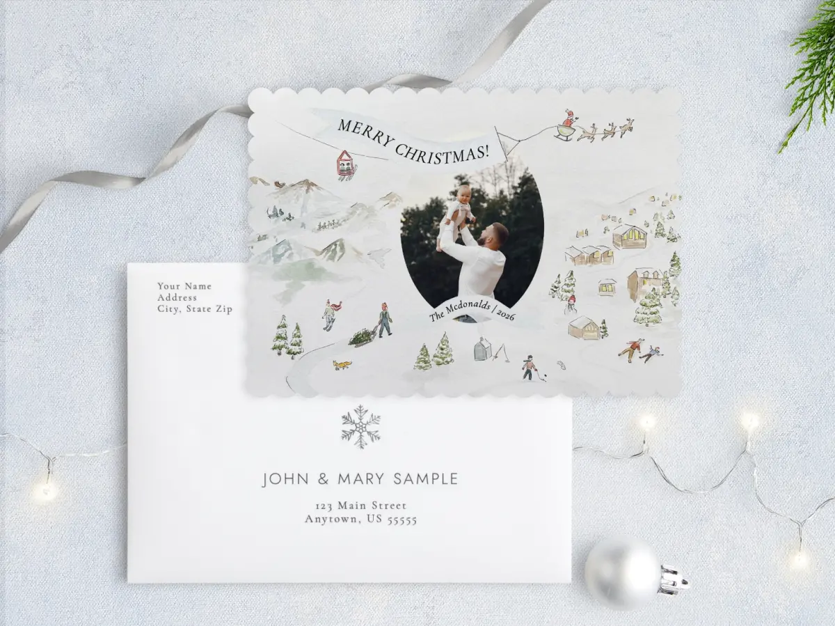 Front with Envelope Design