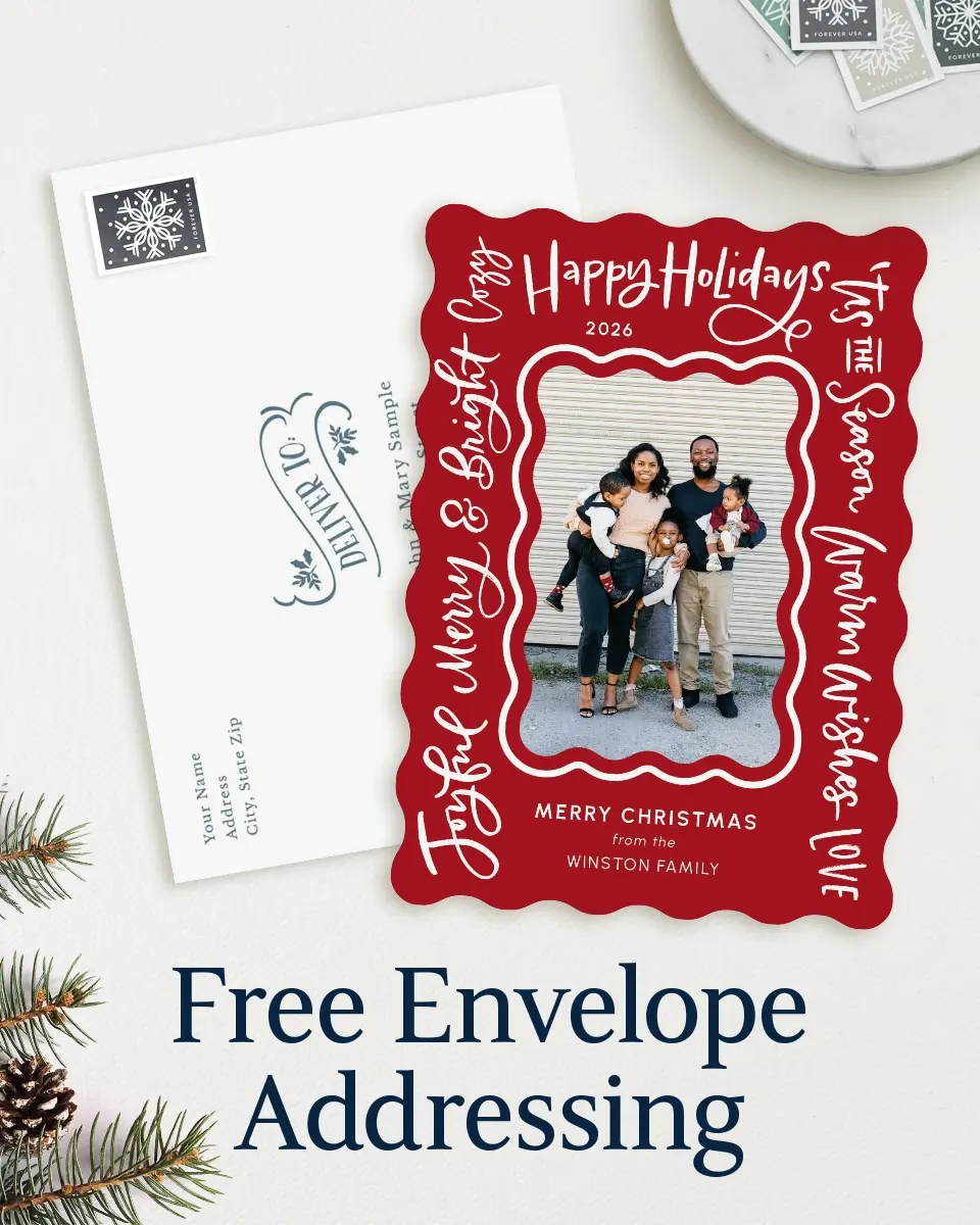 Wavy Christmas Cards
