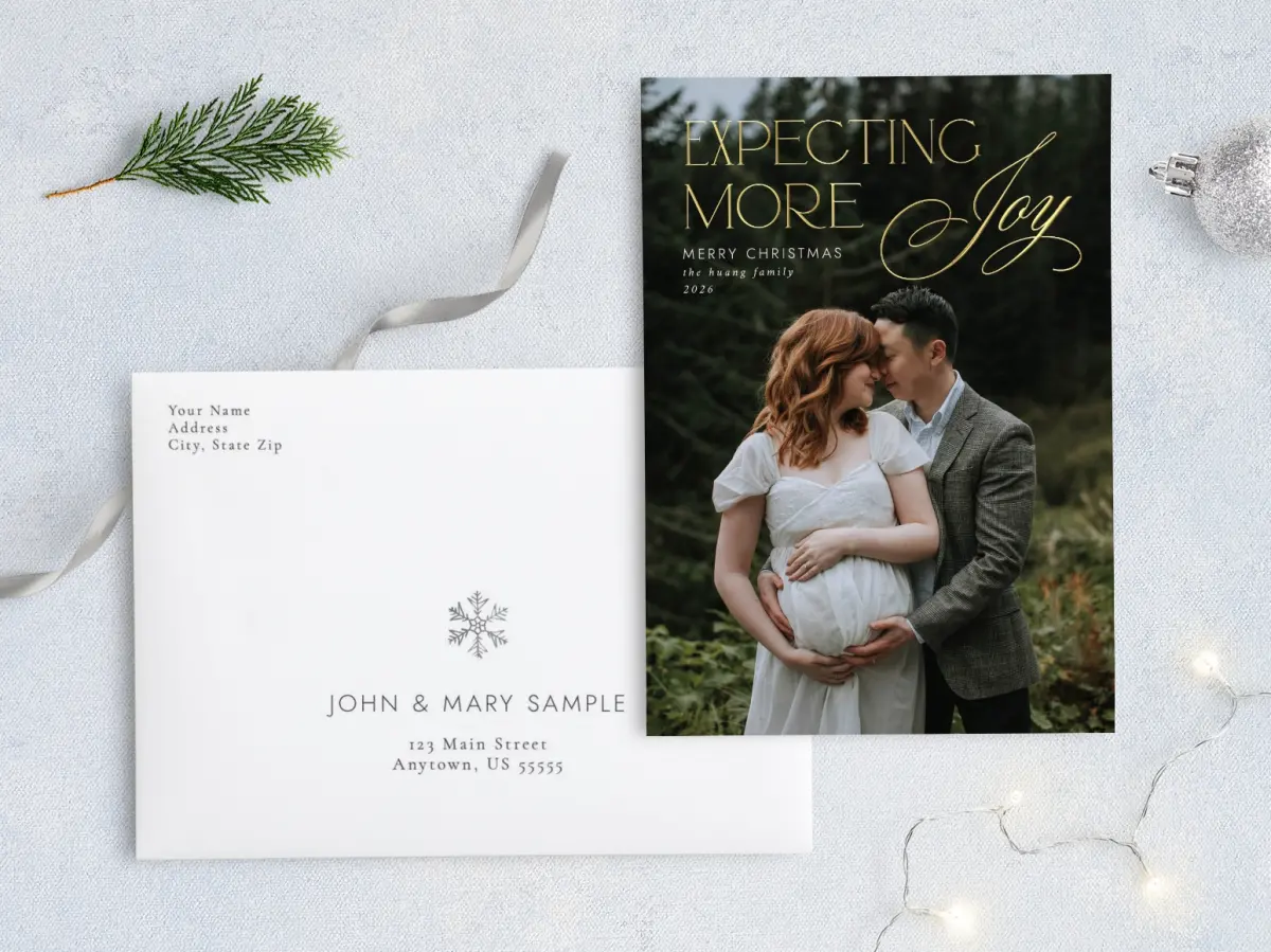 Front with Envelope Design