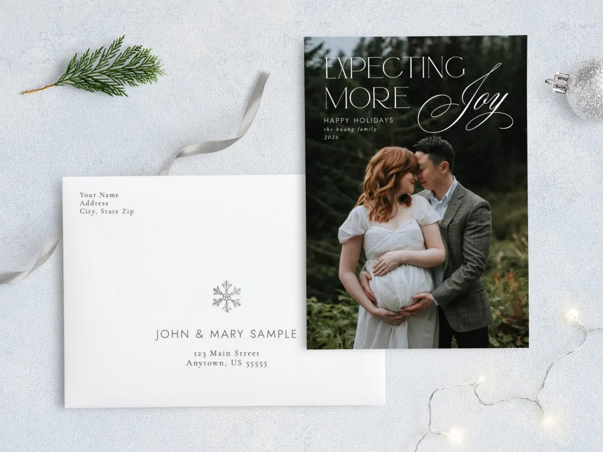 Front with Envelope Design