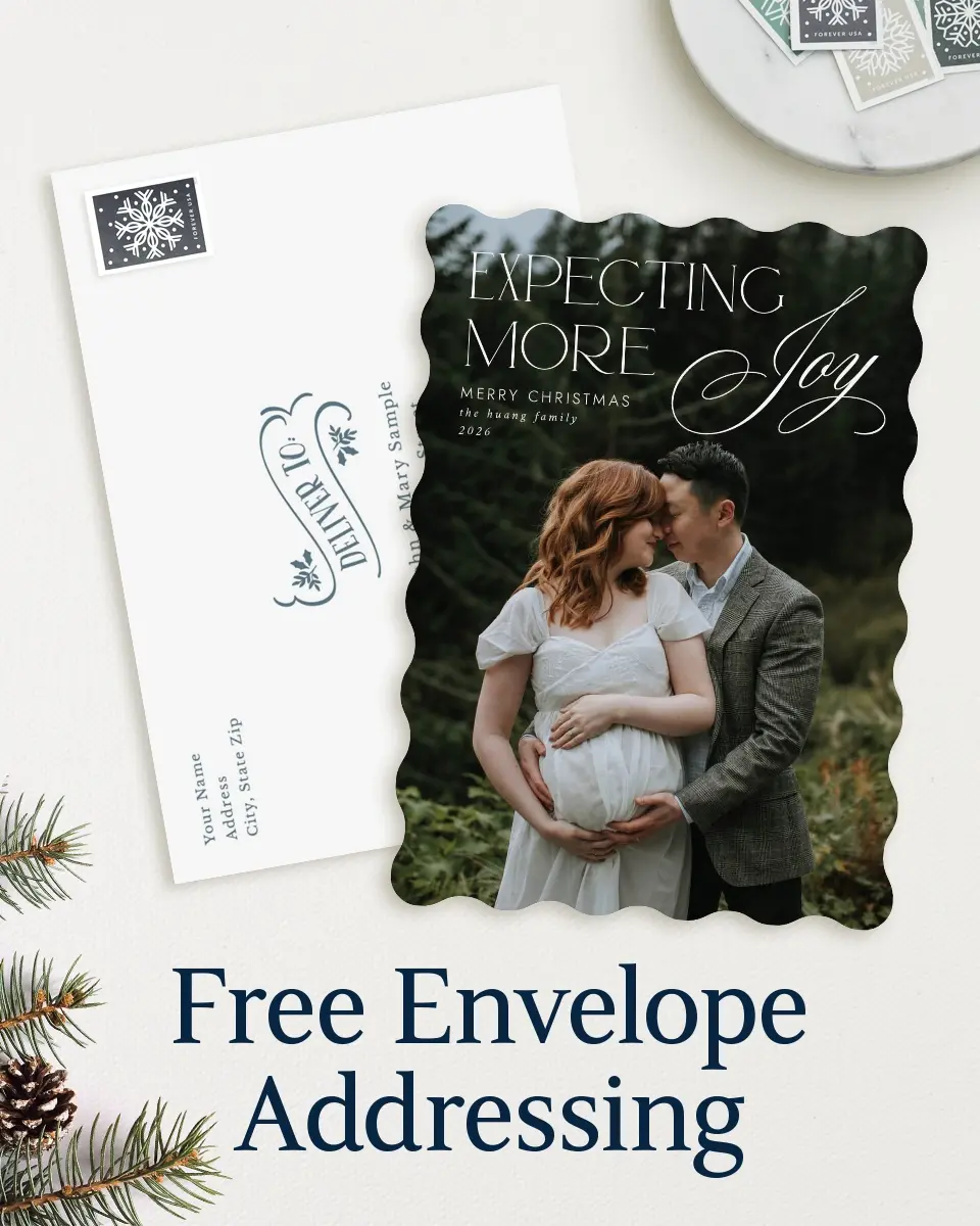 Wavy Christmas Cards