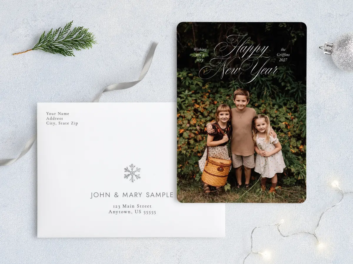 Front with Envelope Design