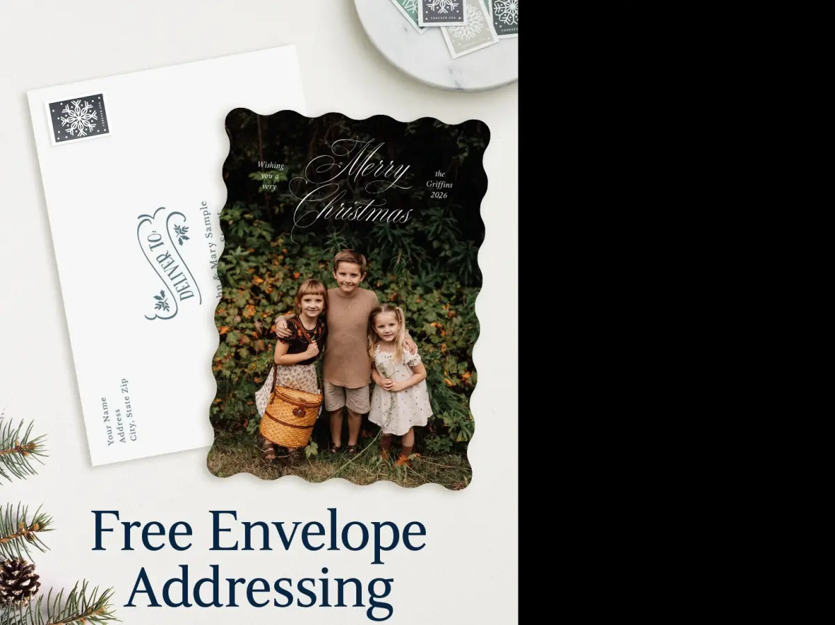 Wavy Christmas Cards