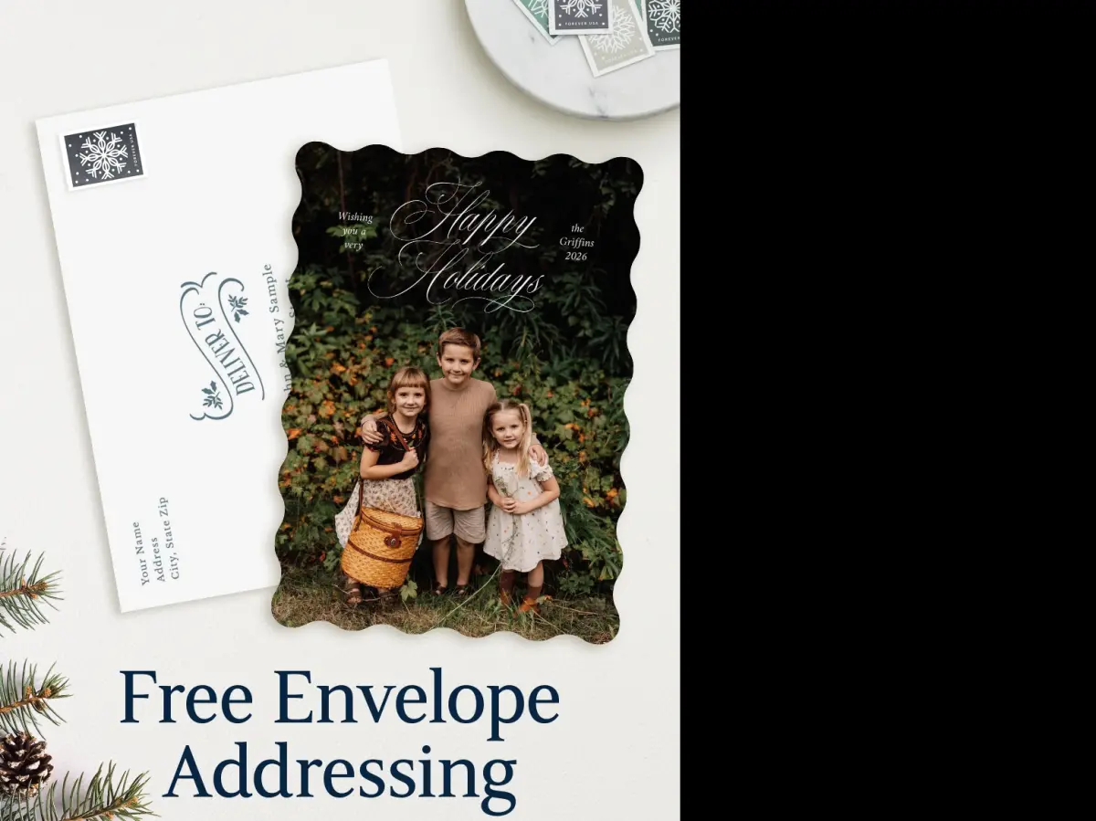 Wavy Christmas Cards