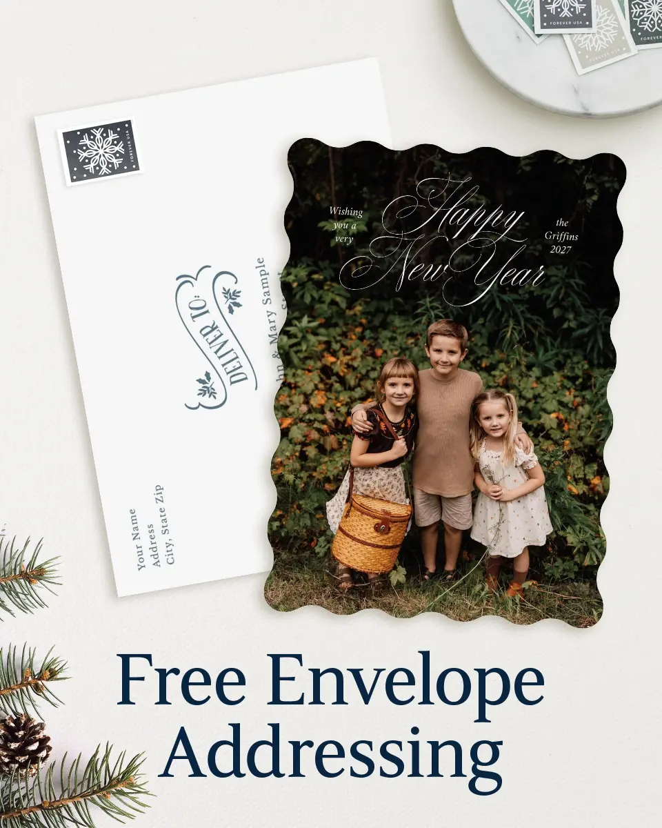 Wavy Christmas Cards