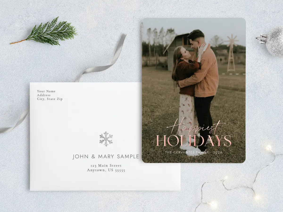 Front with Envelope Design