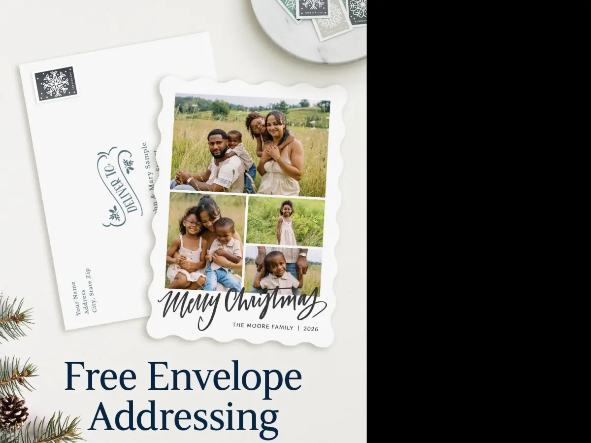 Wavy Christmas Cards