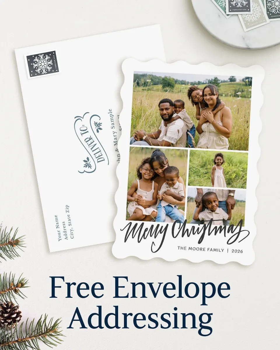 Wavy Christmas Cards