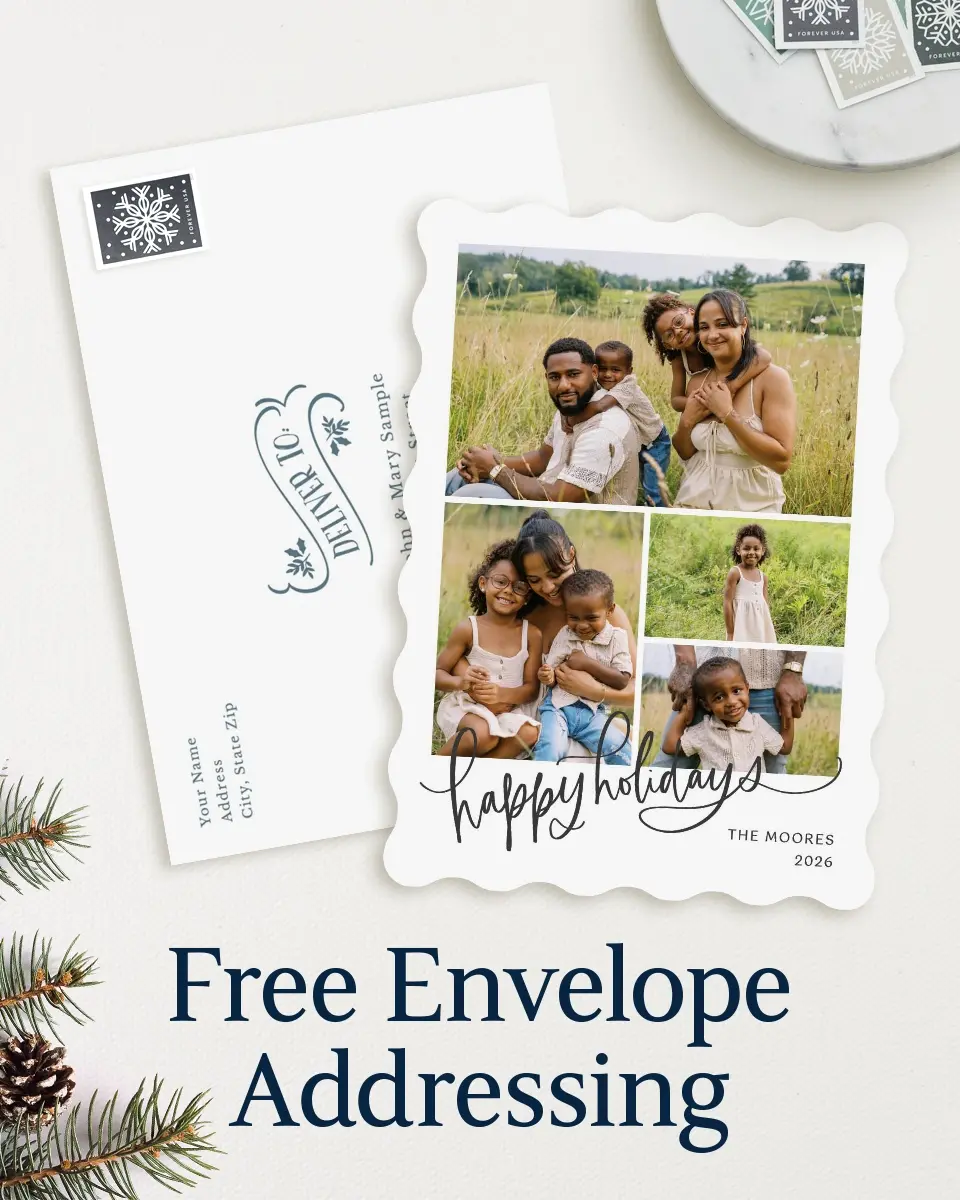 Wavy Christmas Cards