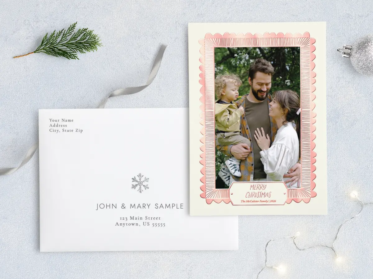Front with Envelope Design