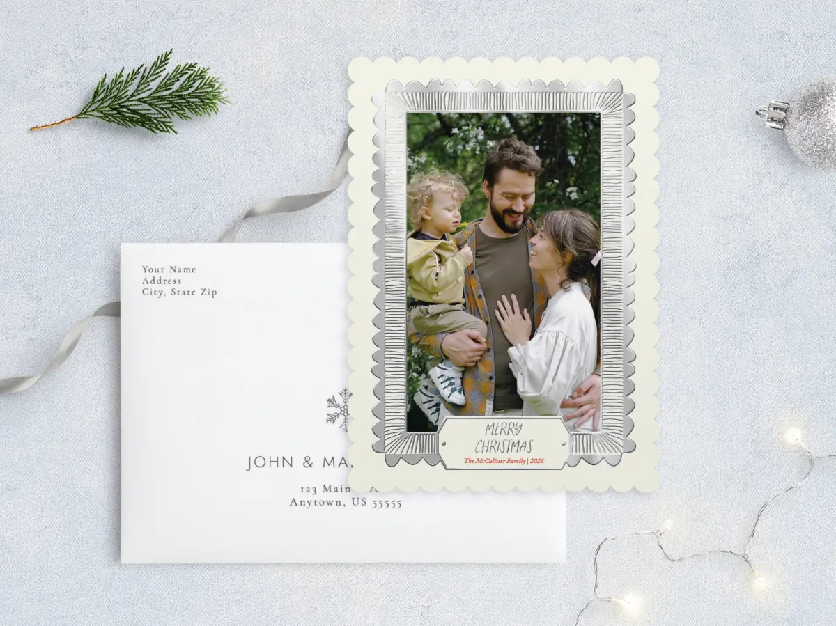 Front with Envelope Design