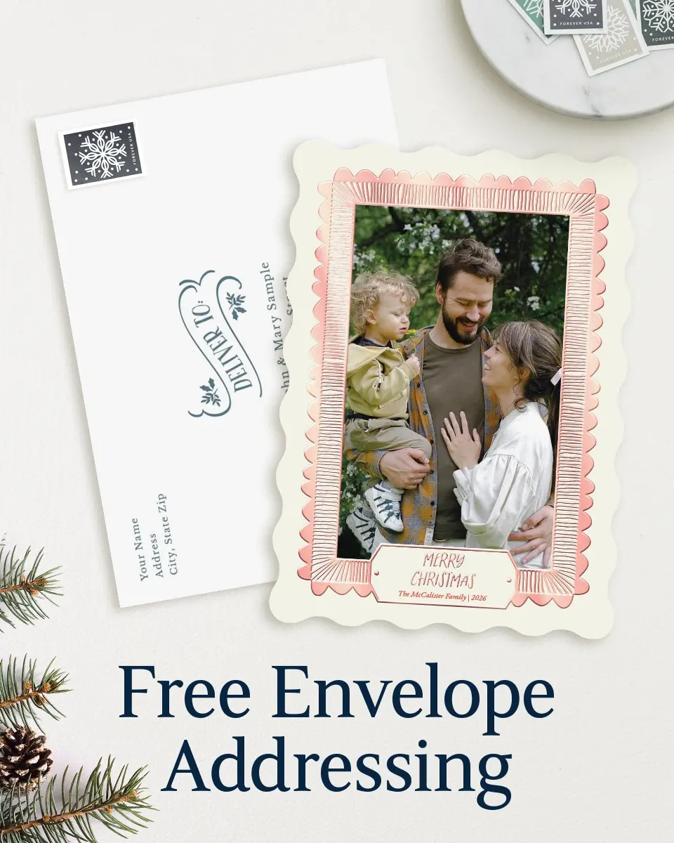 Wavy Christmas Cards