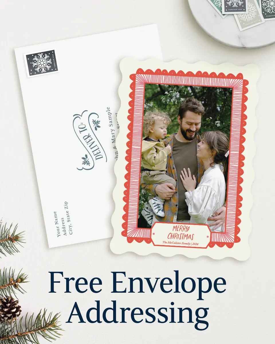 Wavy Christmas Cards