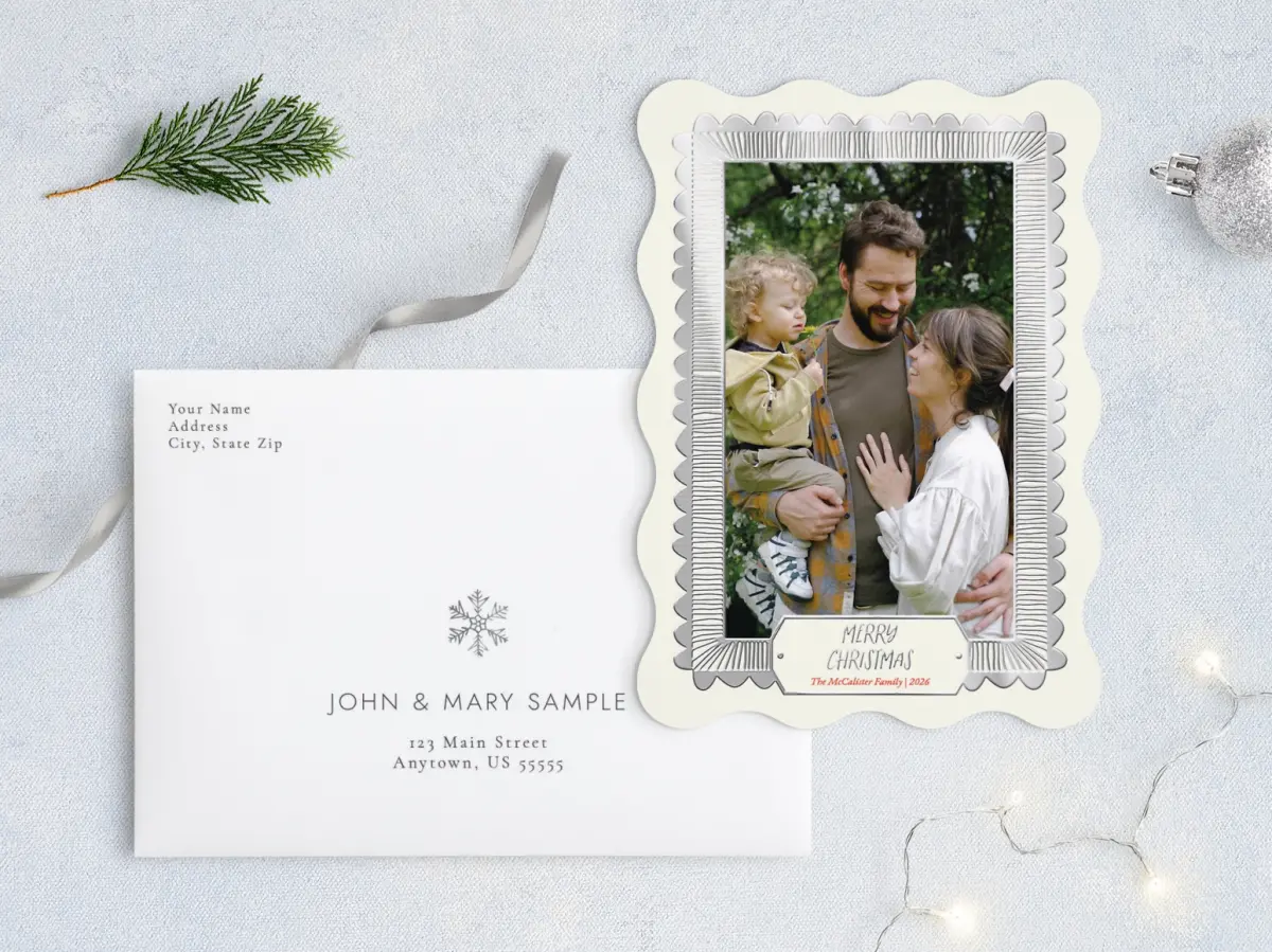 Front with Envelope Design