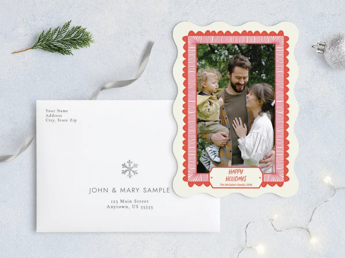 Front with Envelope Design