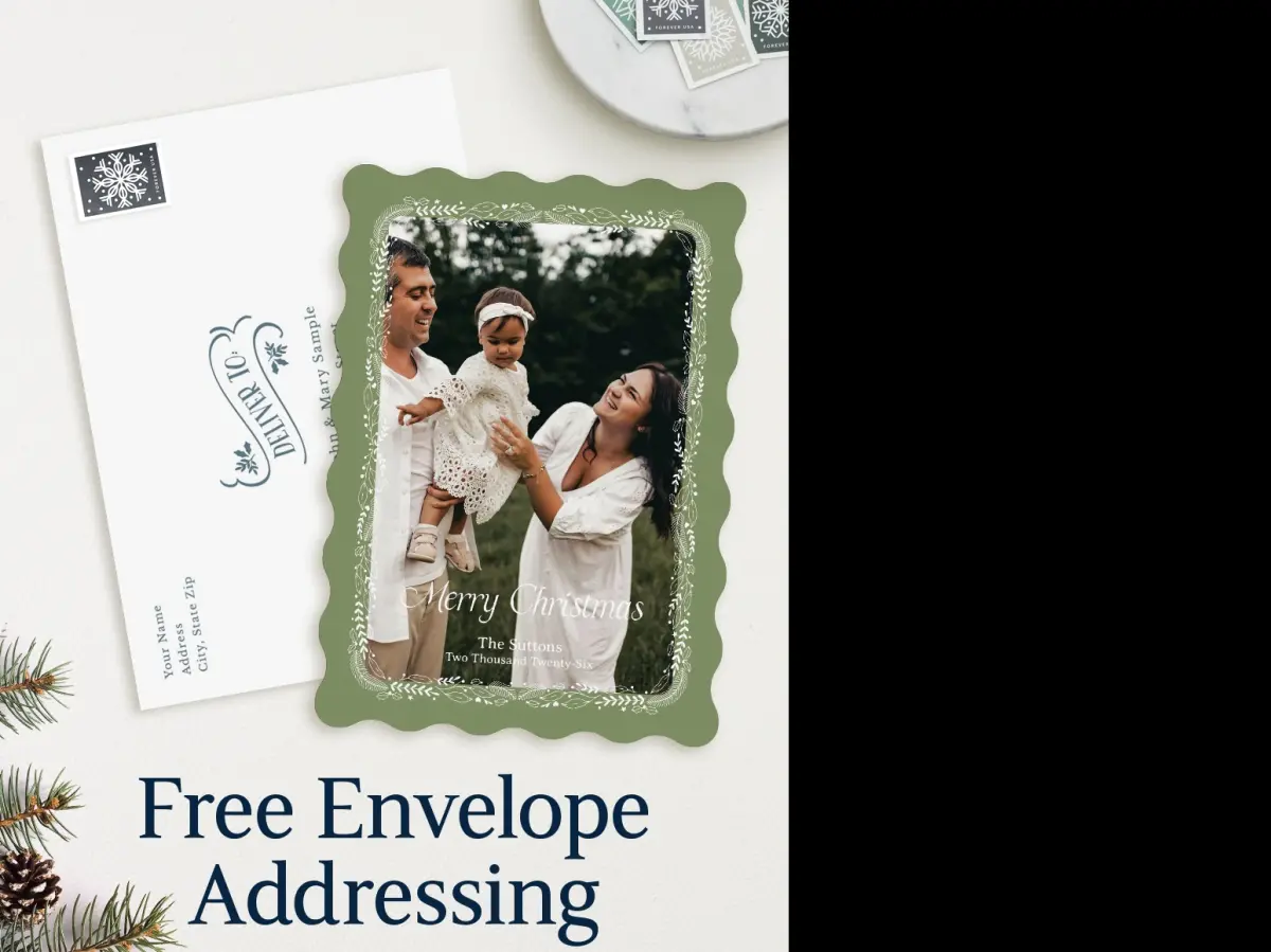 Wavy Christmas Cards
