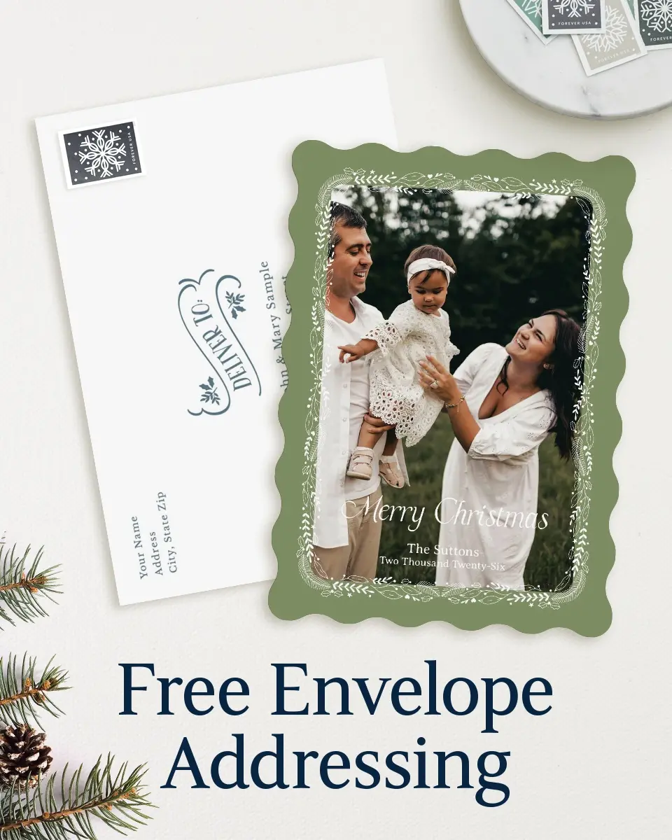 Wavy Christmas Cards