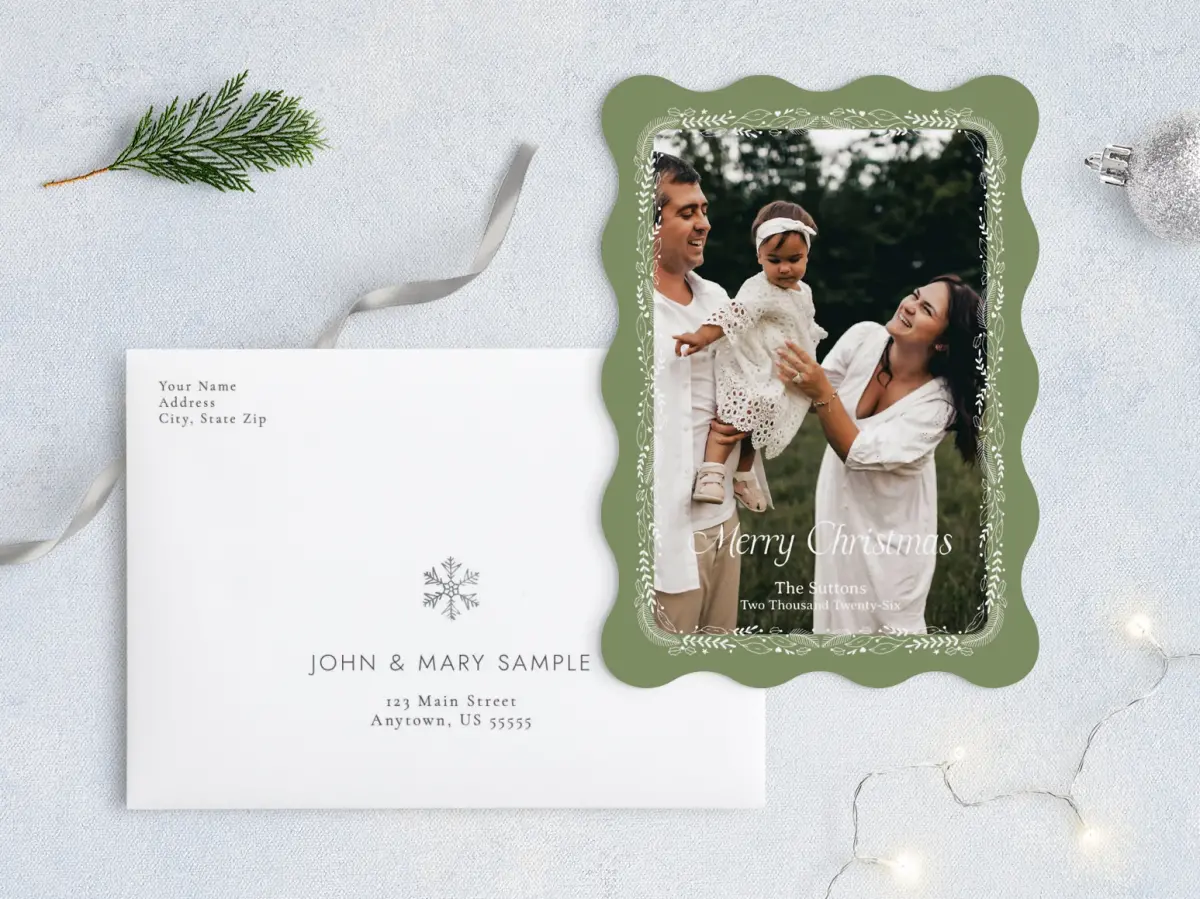Front with Envelope Design