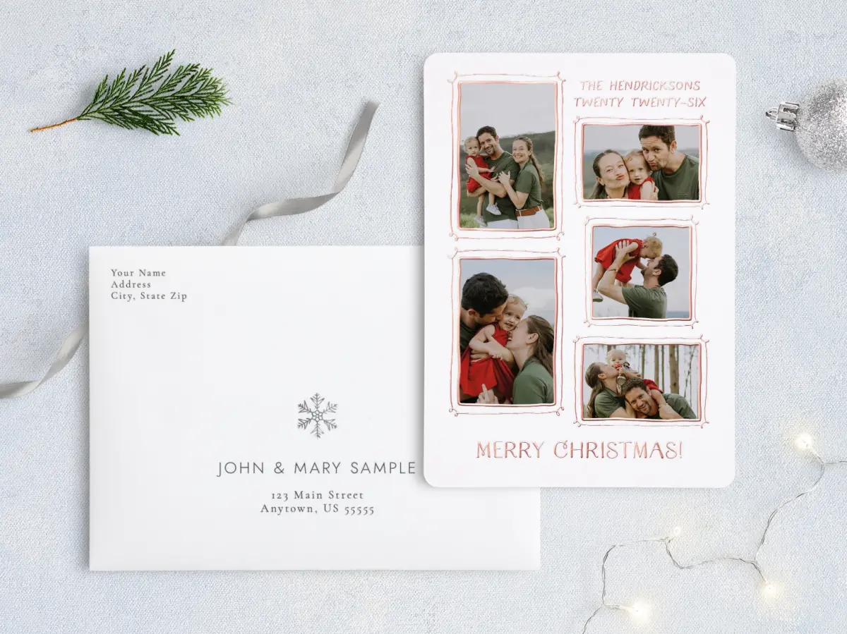 Front with Envelope Design