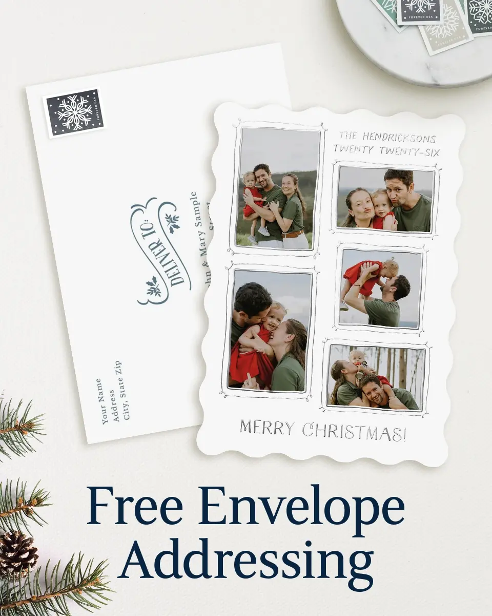 Wavy Christmas Cards