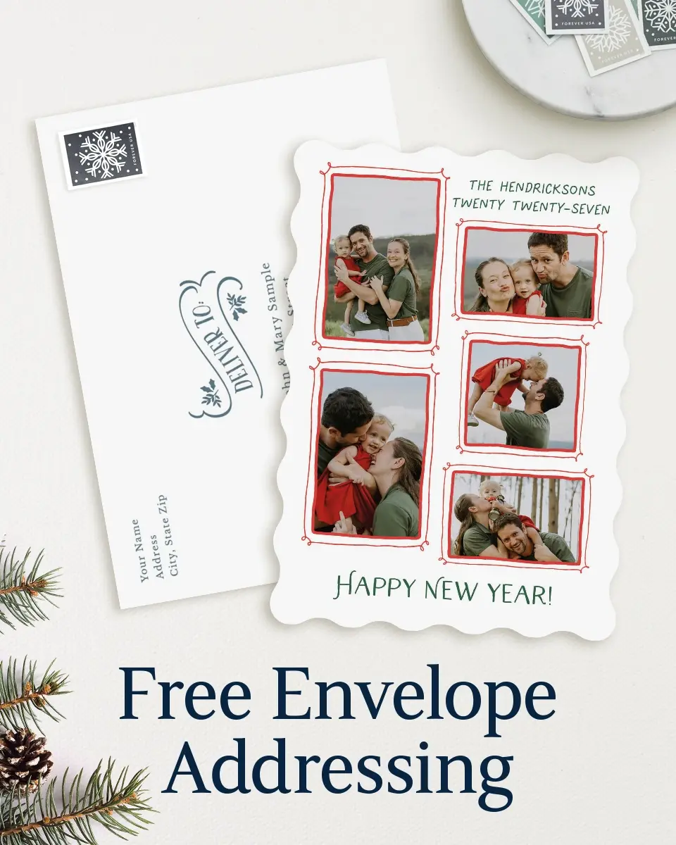 Wavy Christmas Cards