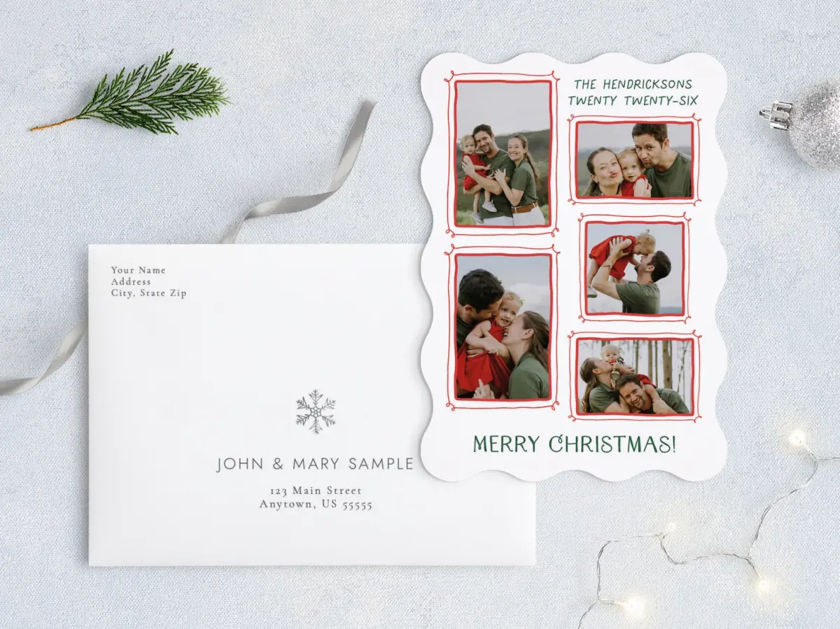 Front with Envelope Design