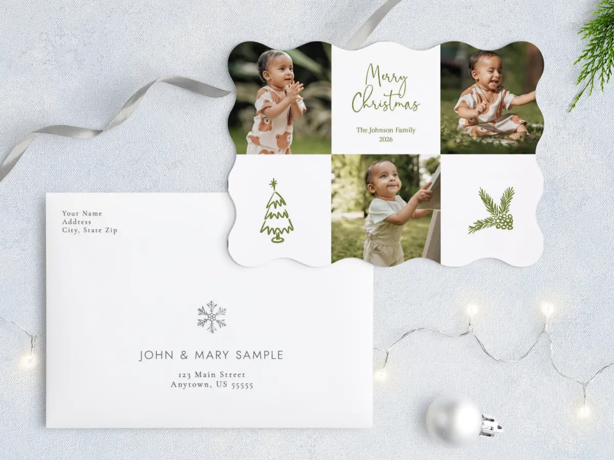 Front with Envelope Design