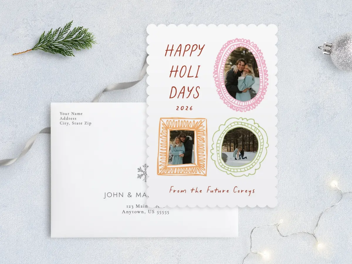 Front with Envelope Design