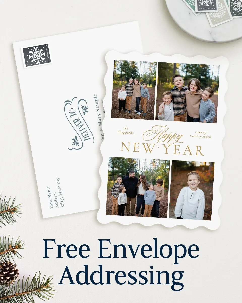 Wavy Christmas Cards