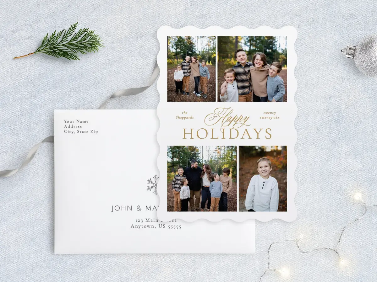 Front with Envelope Design