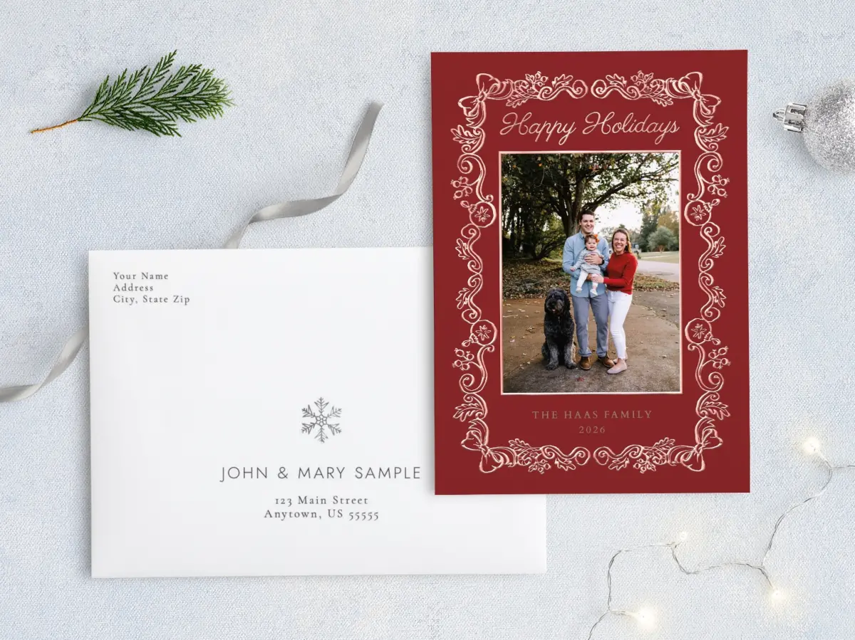 Front with Envelope Design