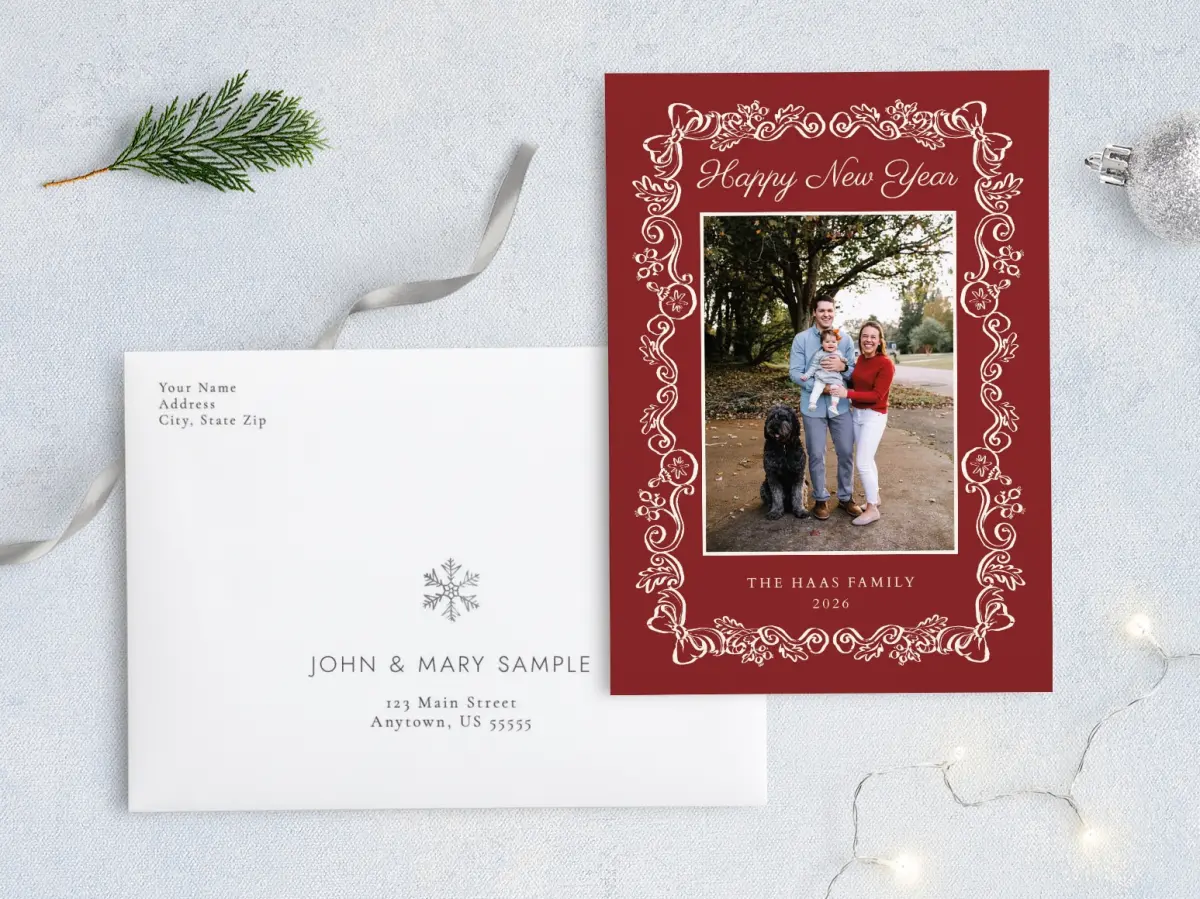 Front with Envelope Design