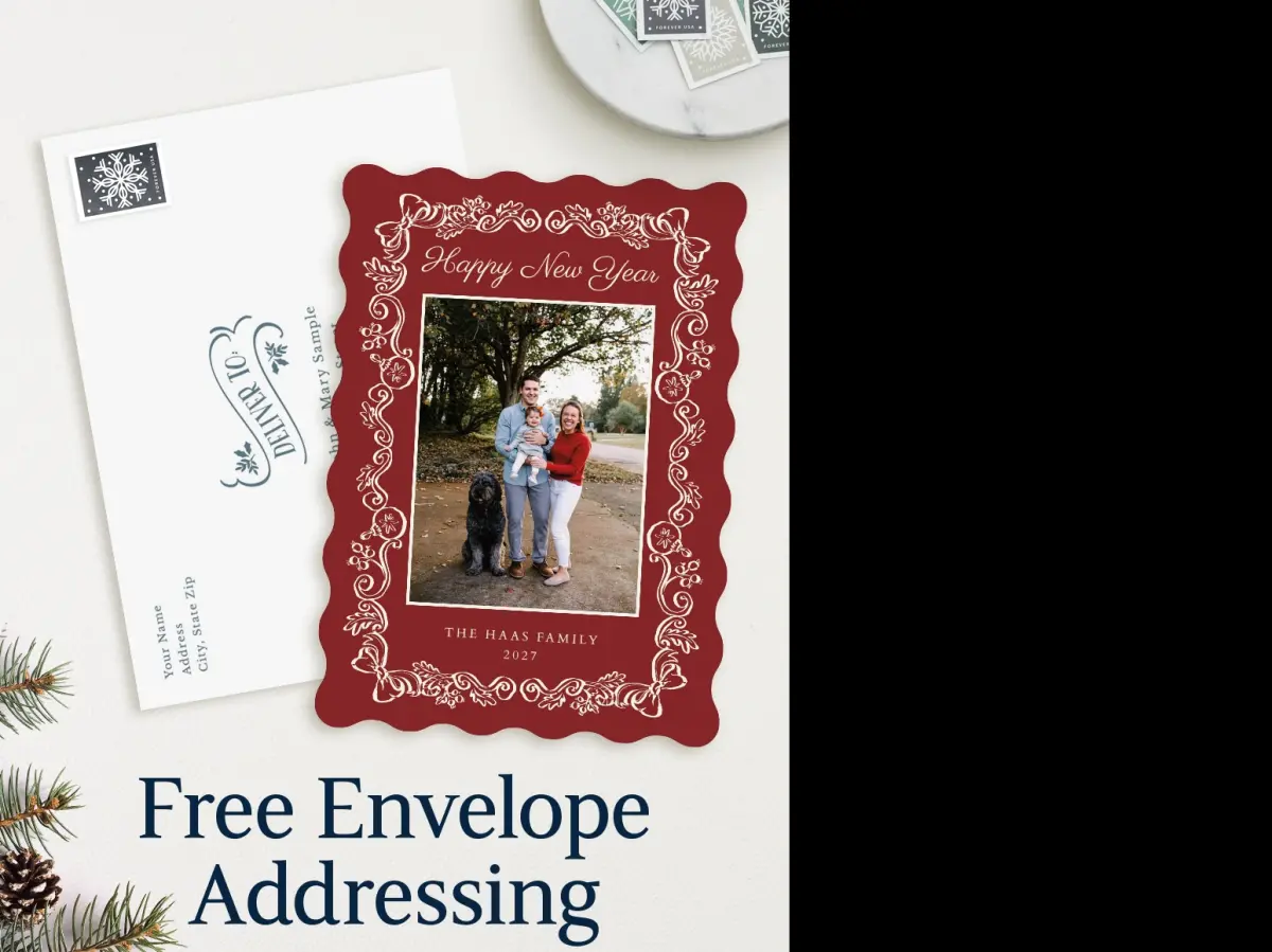 Wavy Christmas Cards
