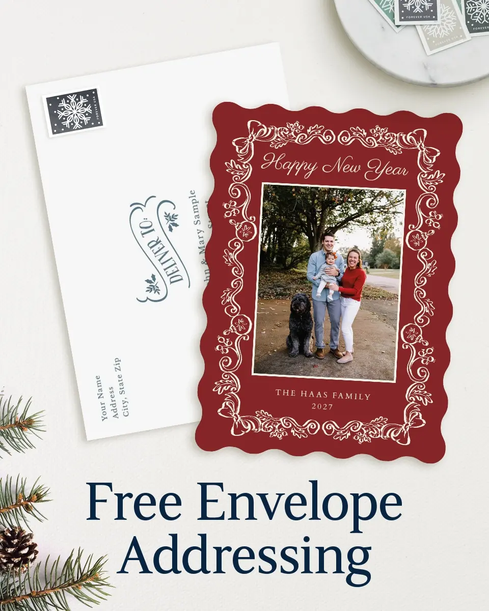 Wavy Christmas Cards