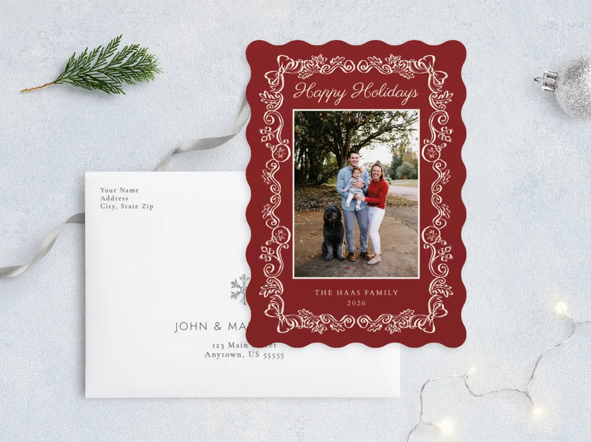 Front with Envelope Design