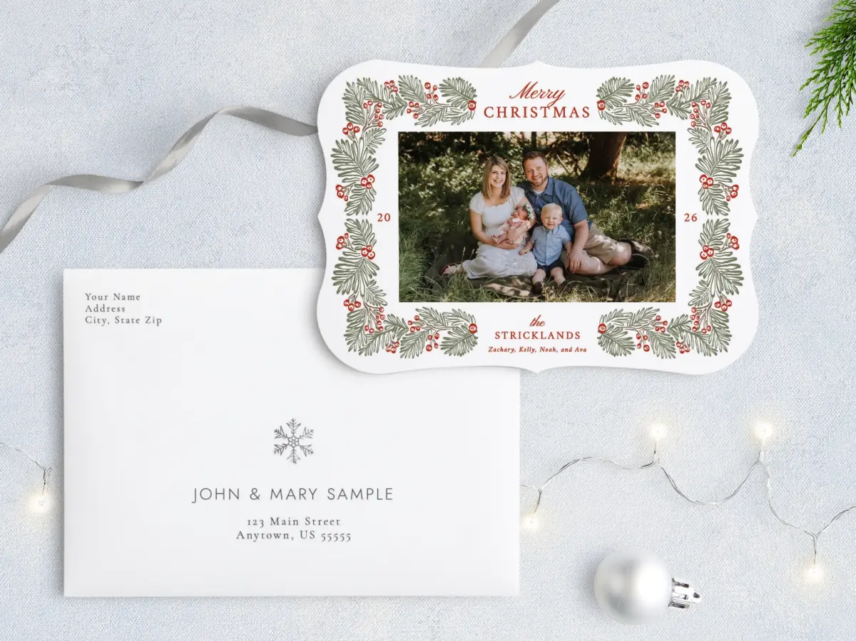 Front with Envelope Design
