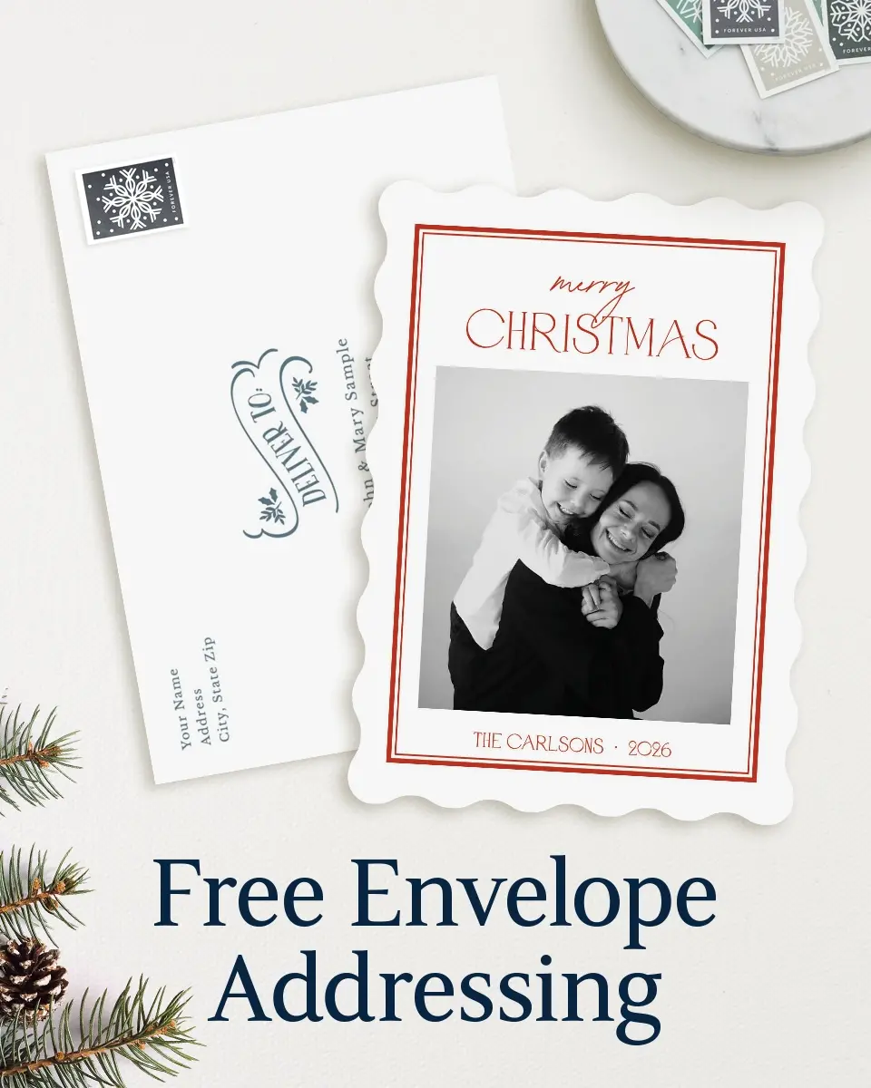 Wavy Christmas Cards