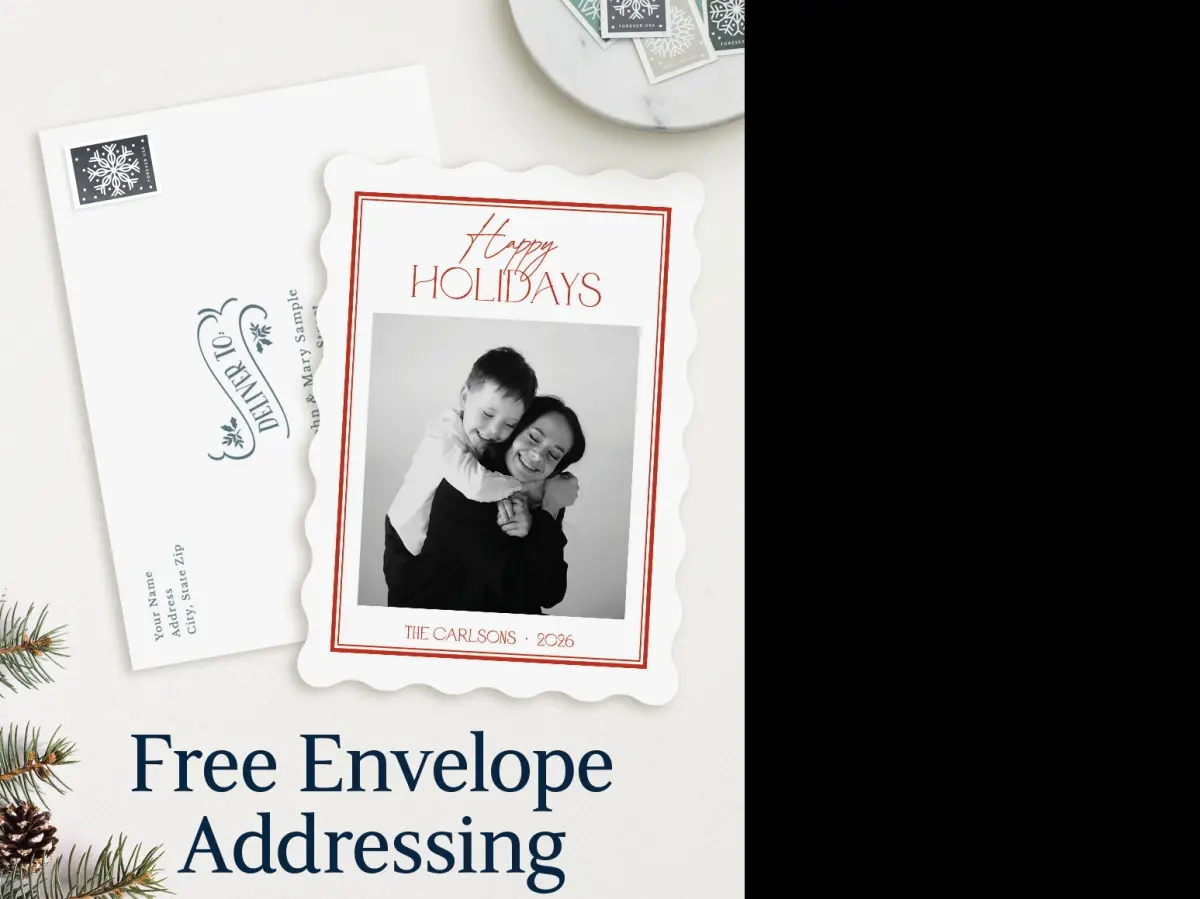 Wavy Christmas Cards